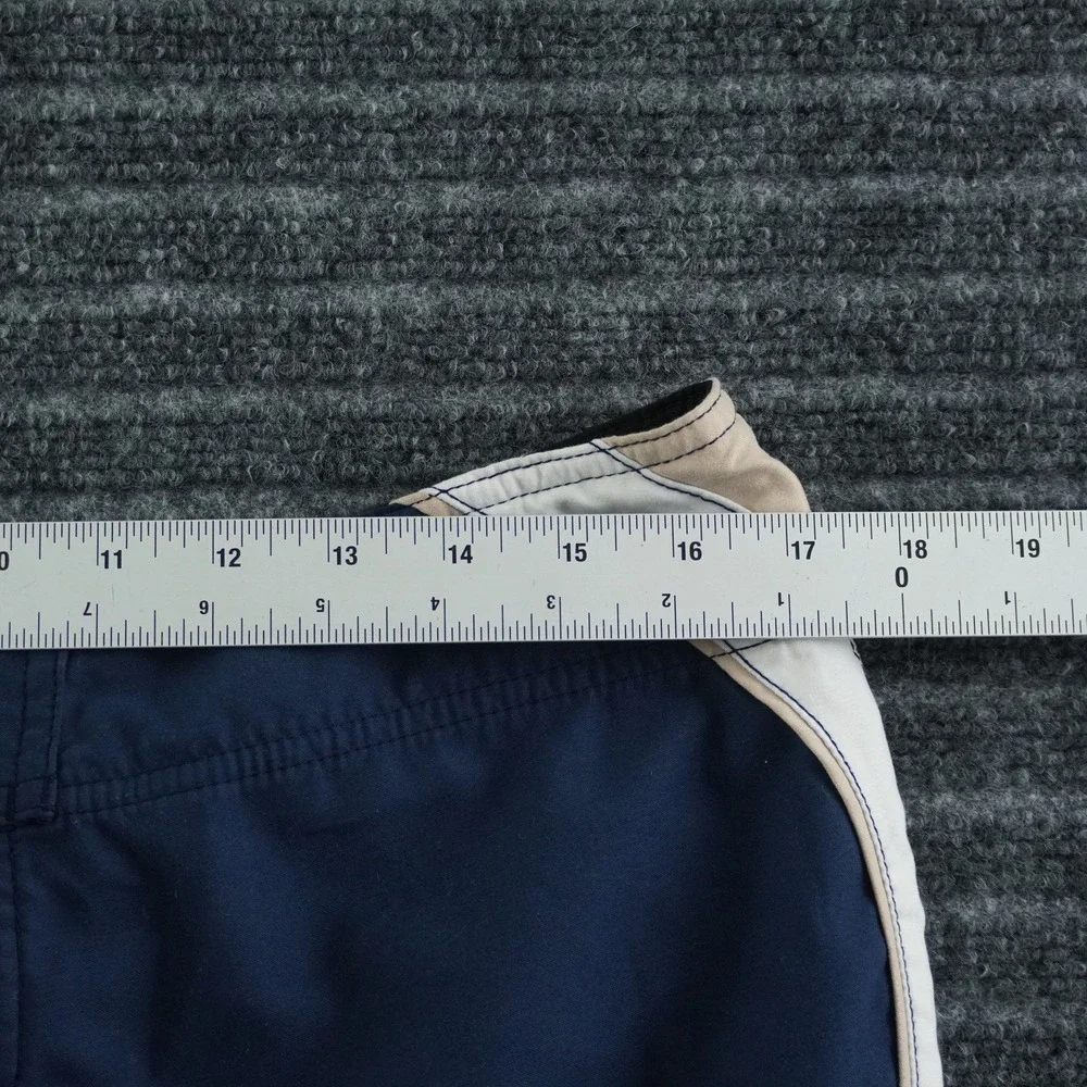 O'Neill Board Shorts Mens 34 Navy Blue Colorblock Embroidered Logo Cargo Pocket